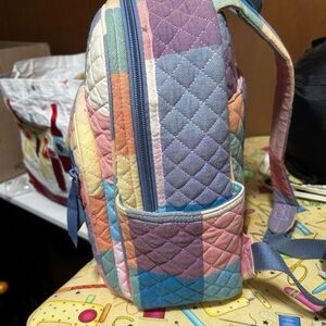 Colorful Vera Bradley Patchwork Quilted Backpack